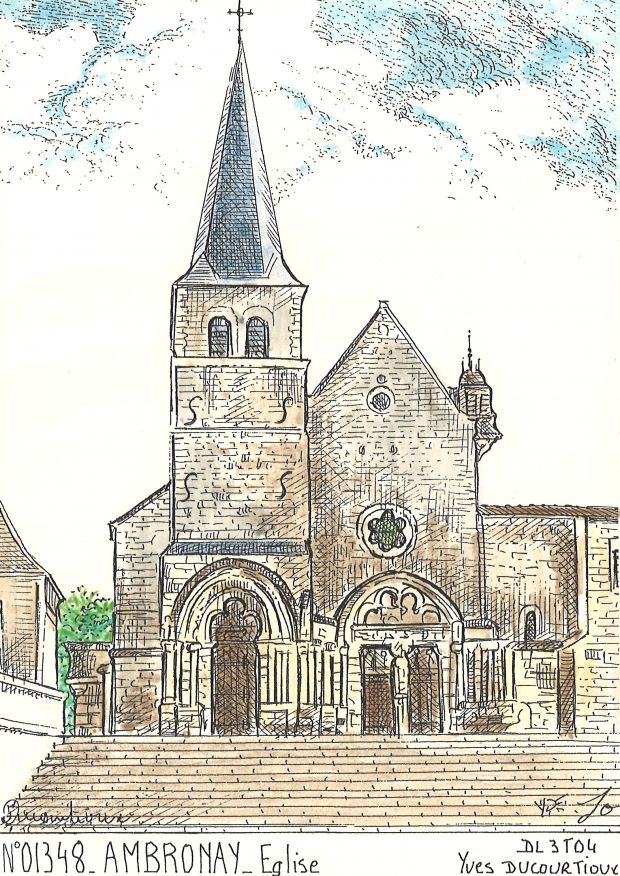 N 01348 - AMBRONAY - glise