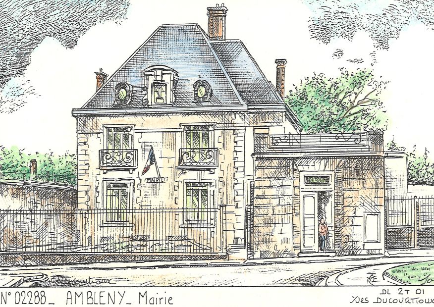 N 02288 - AMBLENY - mairie