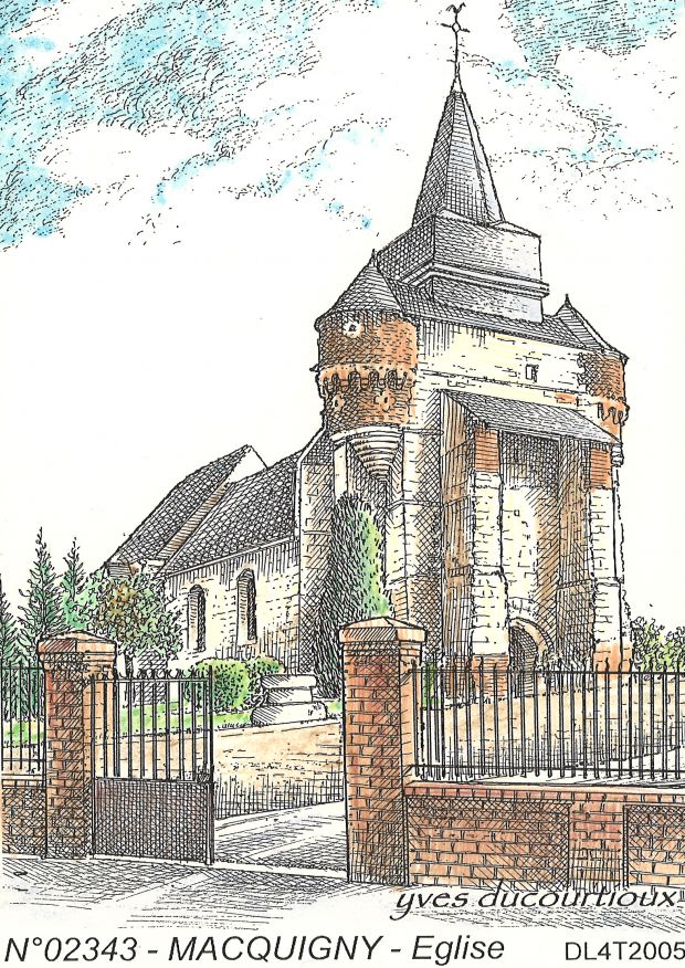 N 02343 - MACQUIGNY - glise