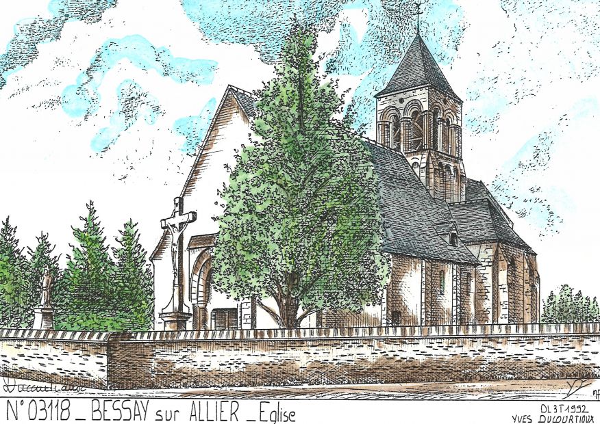 N 03118 - BESSAY SUR ALLIER - glise