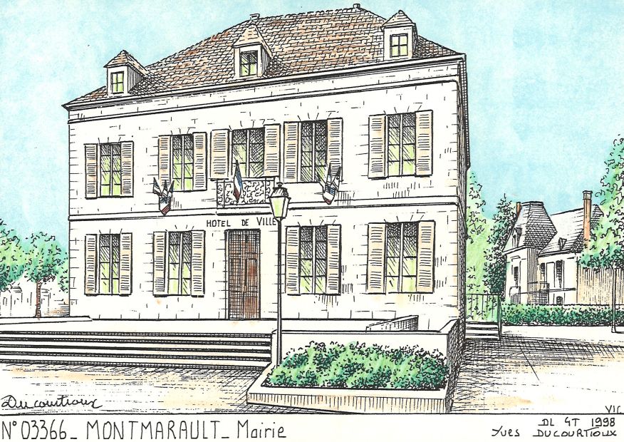 N 03366 - MONTMARAULT - mairie