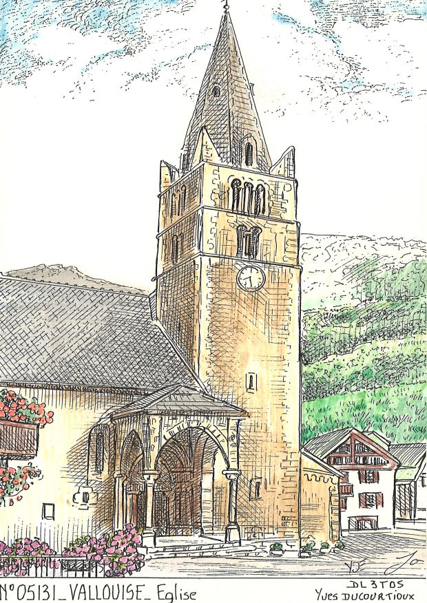 N 05131 - VALLOUISE - église