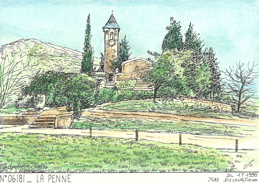 N 06181 - LA PENNE - vue