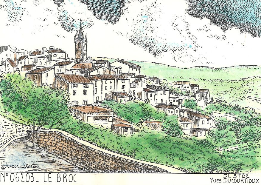 N 06203 - LE BROC - vue