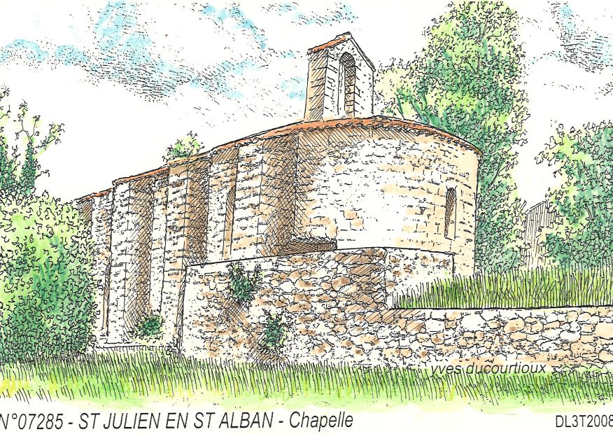 N 07285 - ST JULIEN EN ST ALBAN - chapelle