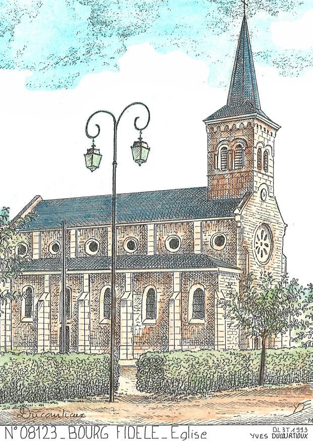 N 08123 - BOURG FIDELE - église