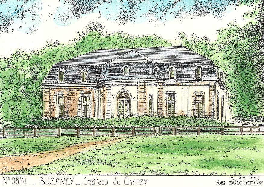 N 08141 - BUZANCY - château de chanzy