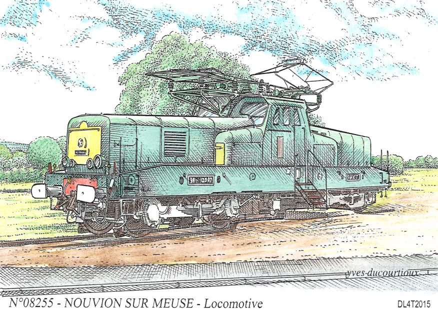 N 08255 - NOUVION SUR MEUSE - locomotive