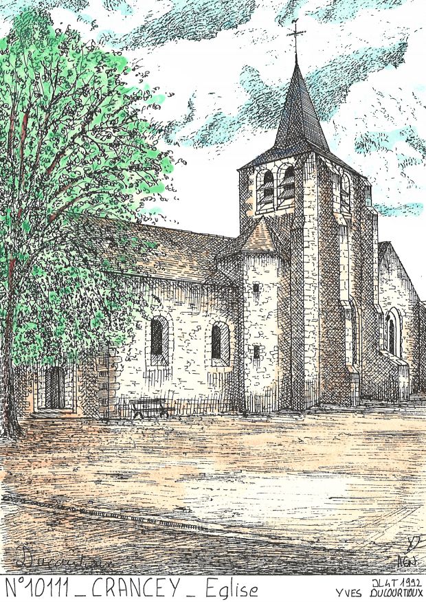 N 10111 - CRANCEY - église