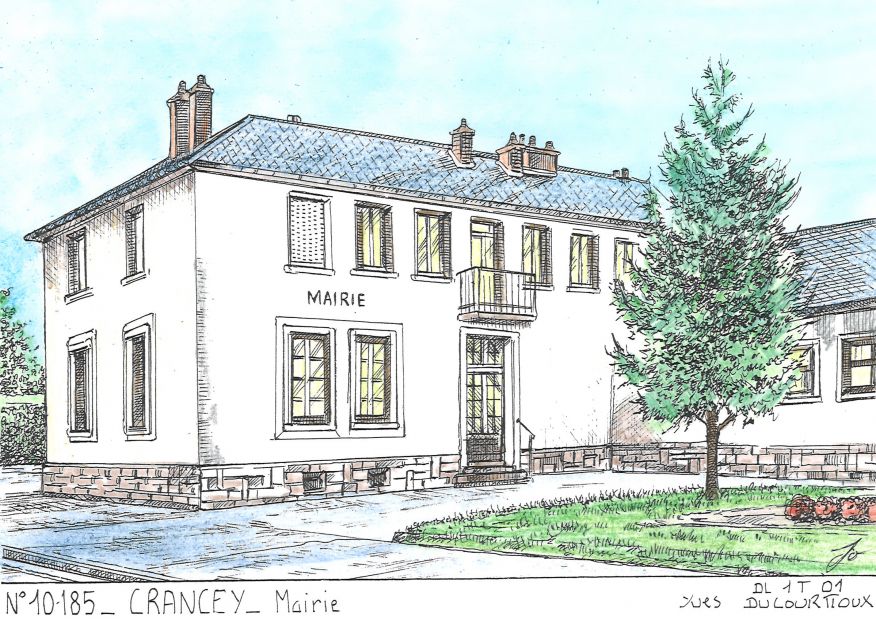 N 10185 - CRANCEY - mairie