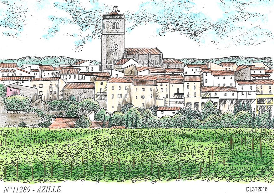 N 11289 - AZILLE - vue