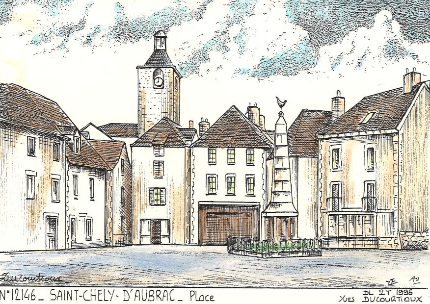 N 12146 - ST CHELY D AUBRAC - place