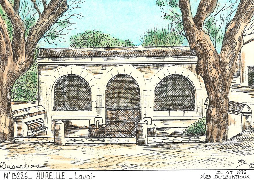 N 13226 - AUREILLE - lavoir