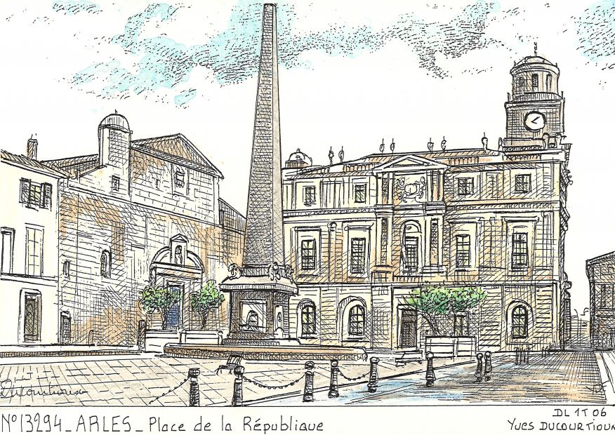 N 13294 - ARLES - place de la rpublique