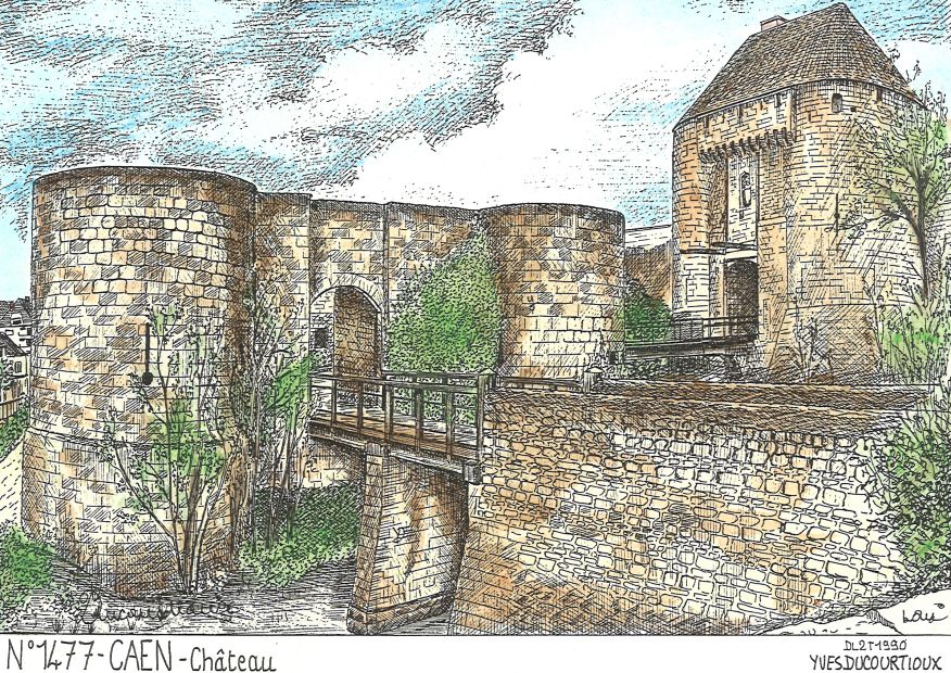 N 14077 - CAEN - château