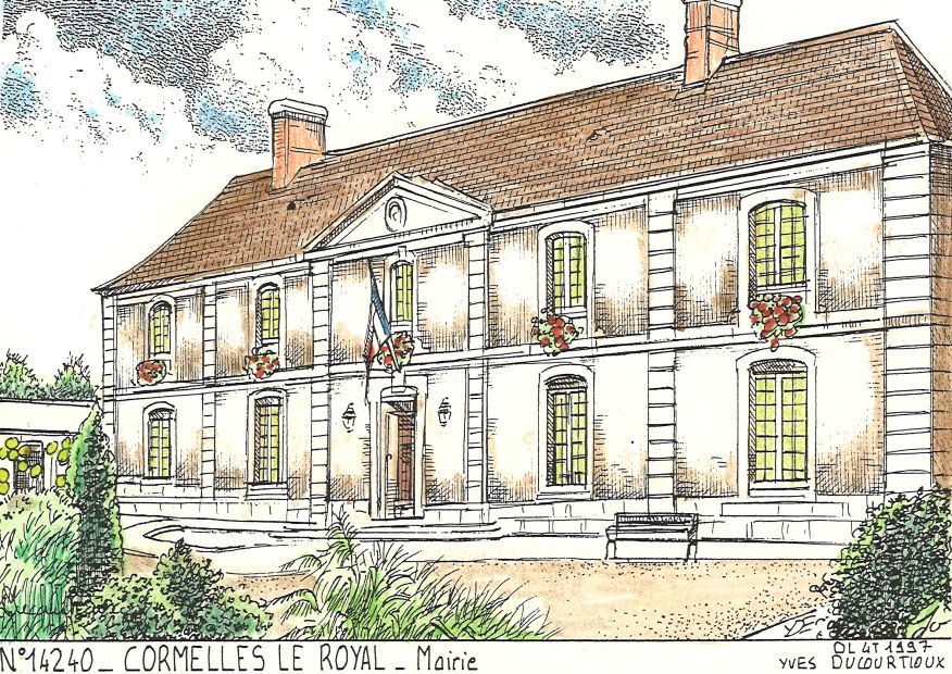 N 14240 - CORMELLES LE ROYAL - mairie