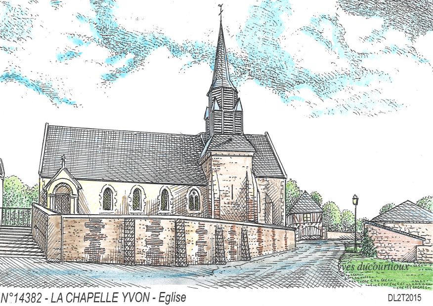 N 14382 - LA CHAPELLE YVON - église