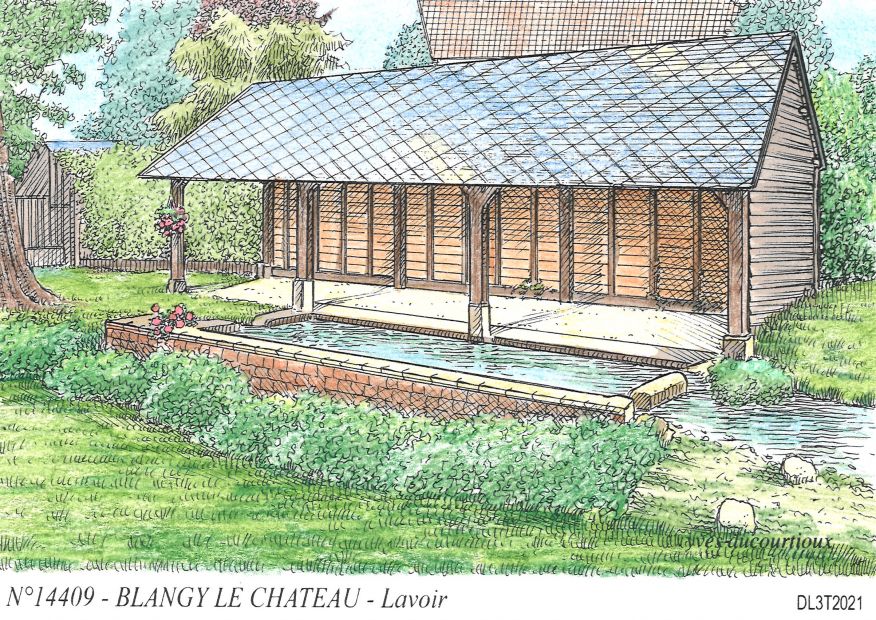 N 14409 - BLANGY LE CHATEAU - lavoir