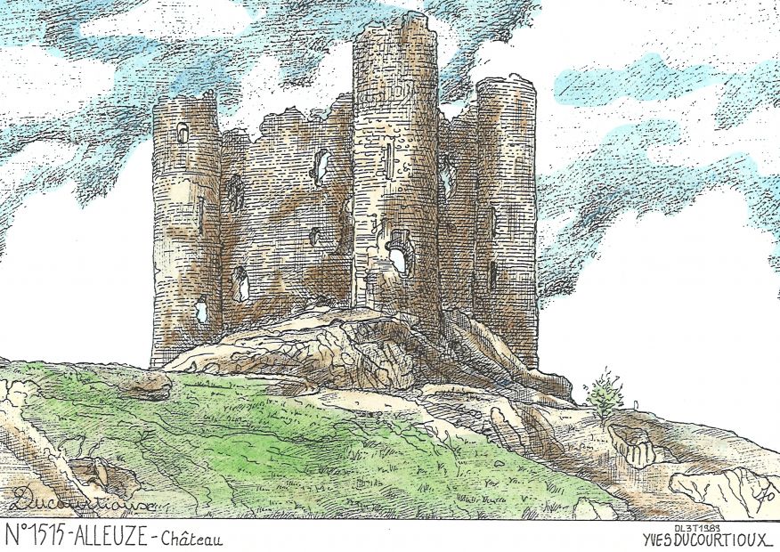 N 15015 - ALLEUZE - château