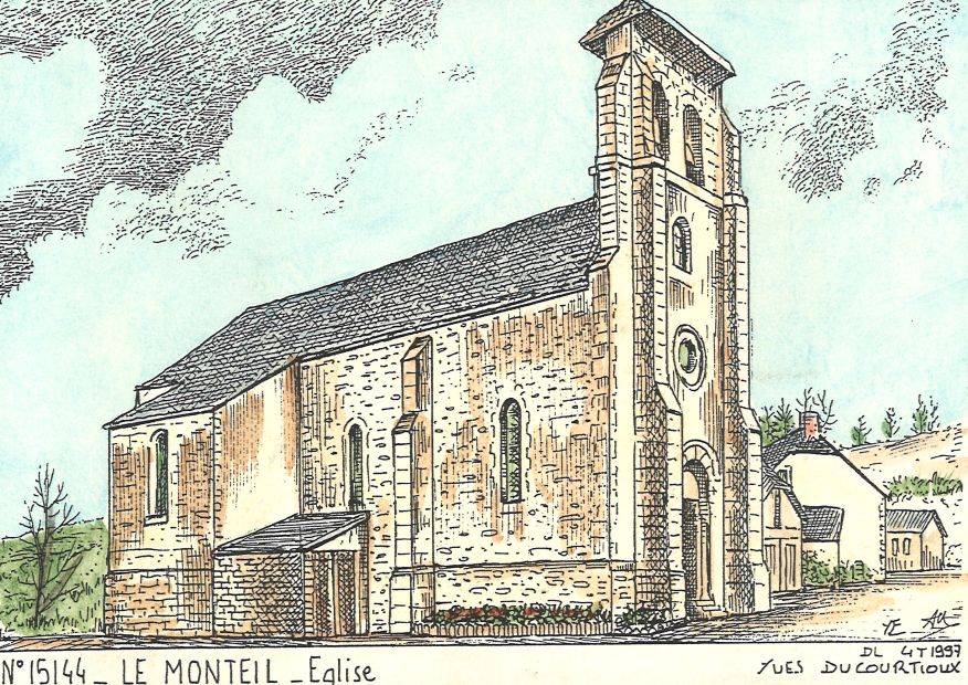 N 15144 - LE MONTEIL - église