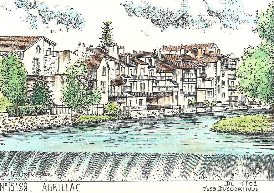 N 15188 - AURILLAC - vue