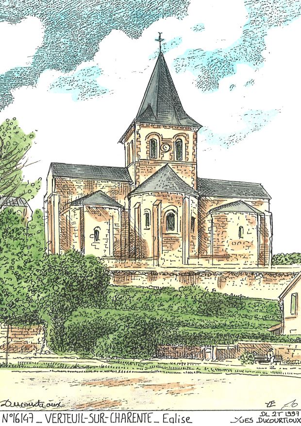 N 16147 - VERTEUIL SUR CHARENTE - glise