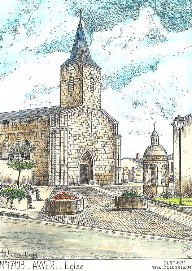 N 17103 - ARVERT - glise