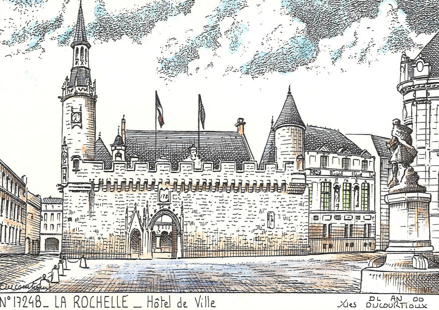 N 17248 - LA ROCHELLE - hôtel de ville