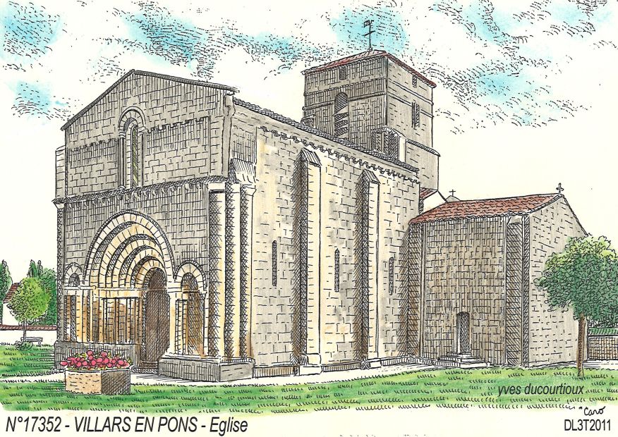 N 17352 - VILLARS EN PONS - église