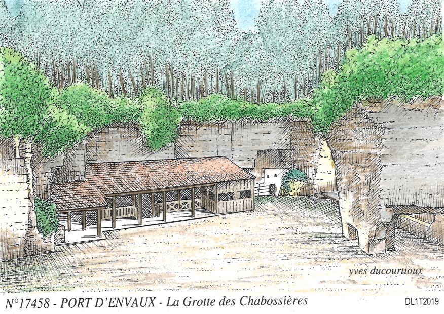 N 17458 - PORT D ENVAUX - la grotte des chabossires