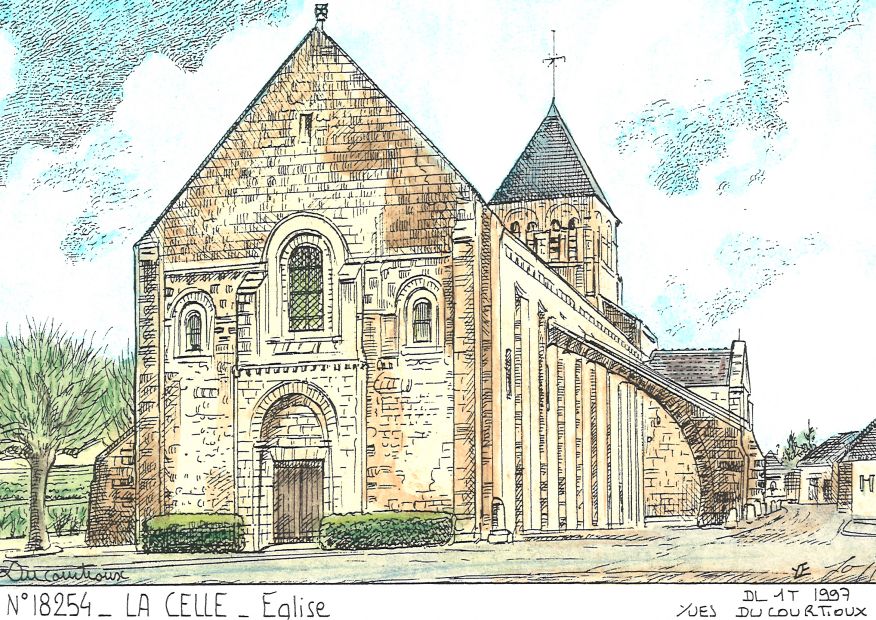 N 18254 - LA CELLE - église