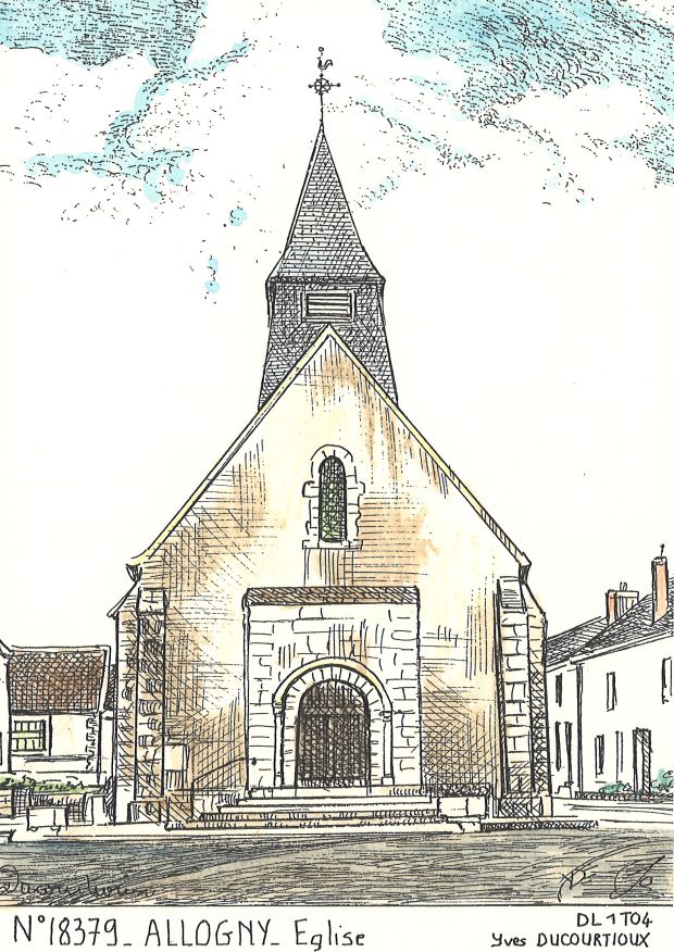 N 18379 - ALLOGNY - église
