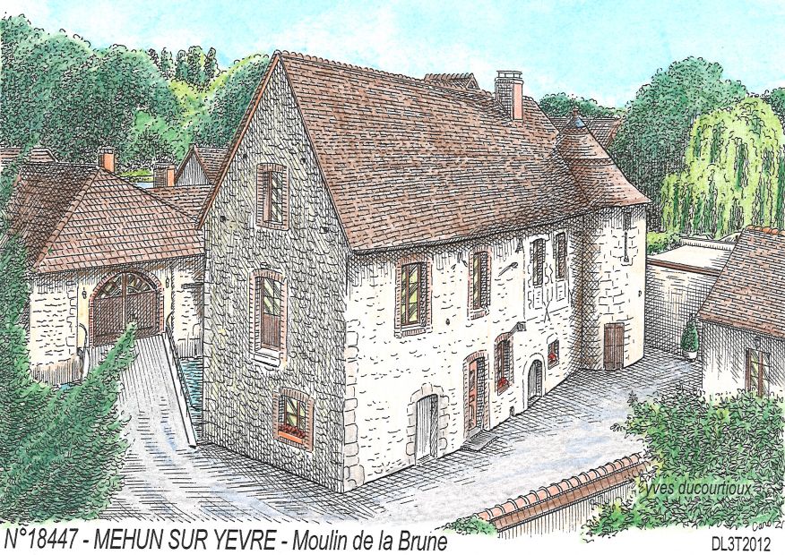 N 18447 - MEHUN SUR YEVRE - moulin de la brune