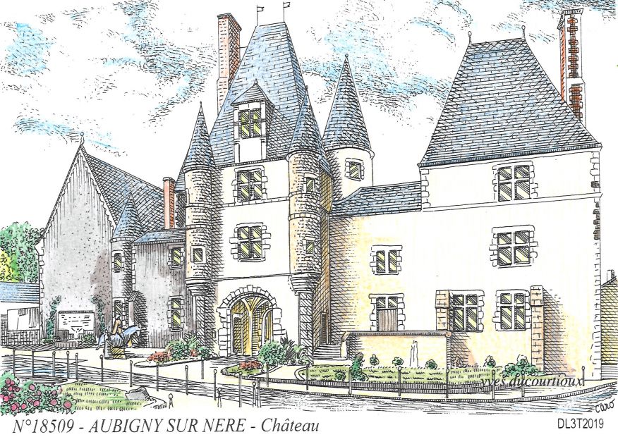 N 18509 - AUBIGNY SUR NERE - château