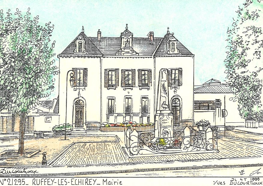 N 21295 - RUFFEY LES ECHIREY - mairie