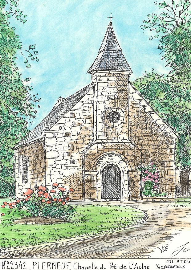 N 22342 - PLERNEUF - chapelle du pré de l aulne