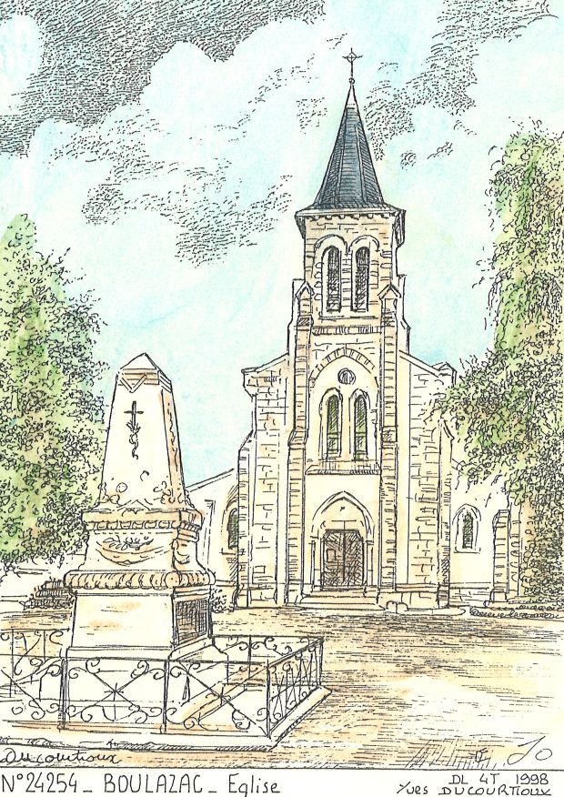 N 24254 - BOULAZAC - église