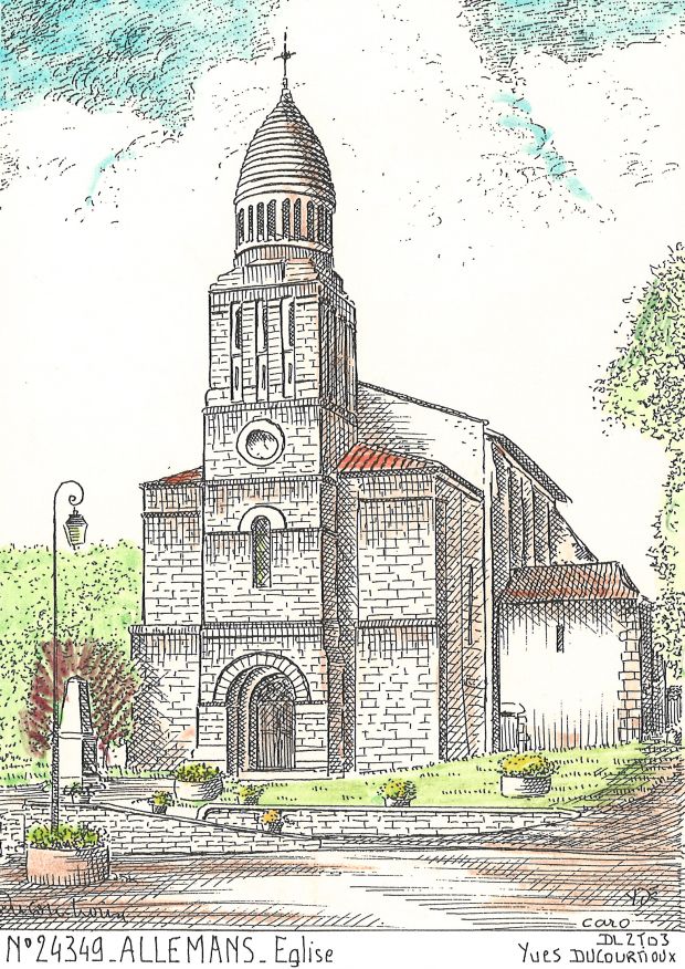 N 24349 - ALLEMANS - glise