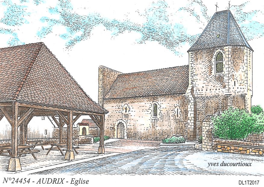 N 24454 - AUDRIX - église