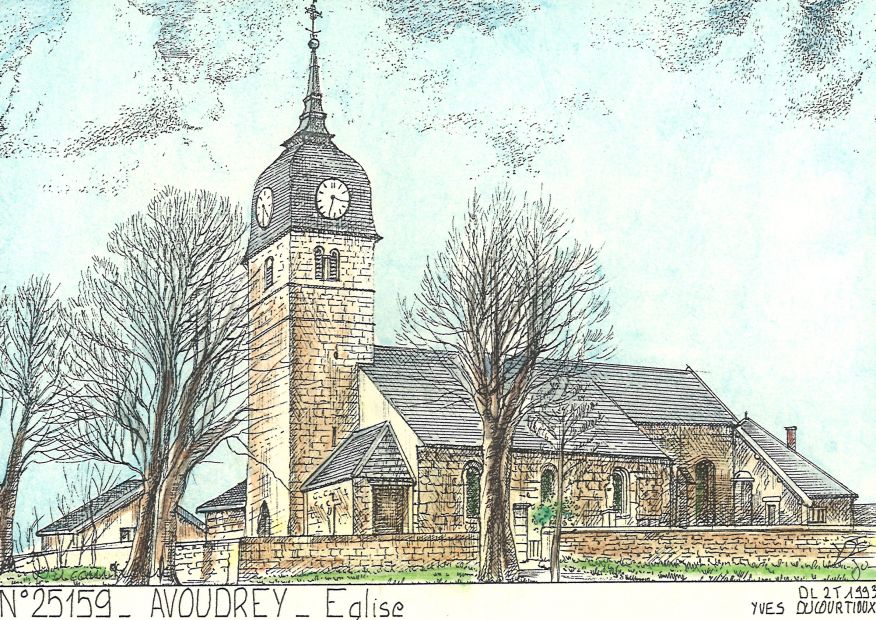 N 25159 - AVOUDREY - église