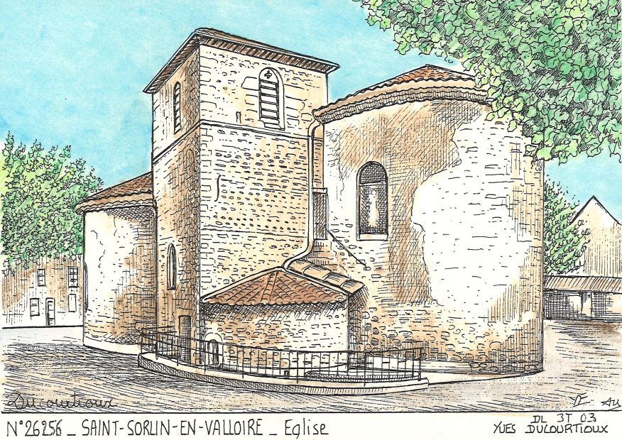 N 26256 - ST SORLIN EN VALLOIRE - église