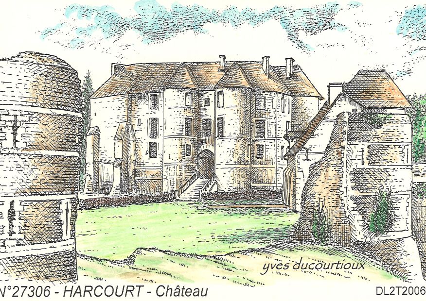 N 27306 - HARCOURT - château