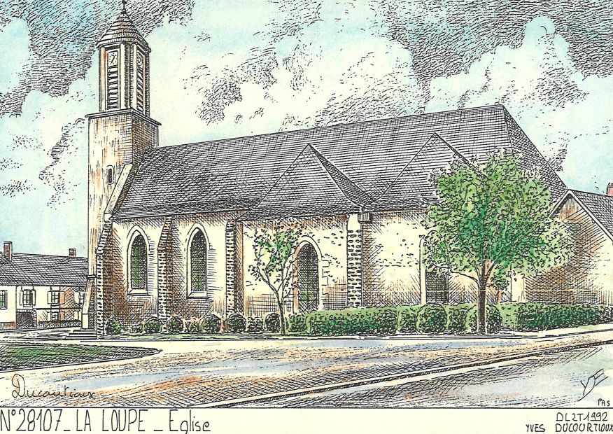 N 28107 - LA LOUPE - église