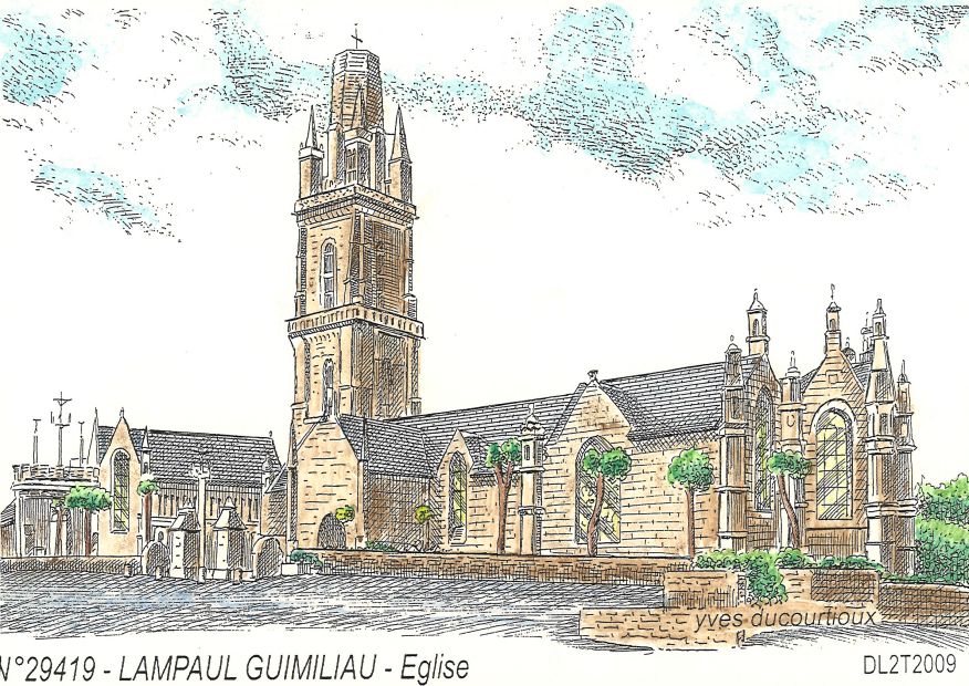 N 29419 - LAMPAUL GUIMILIAU - église