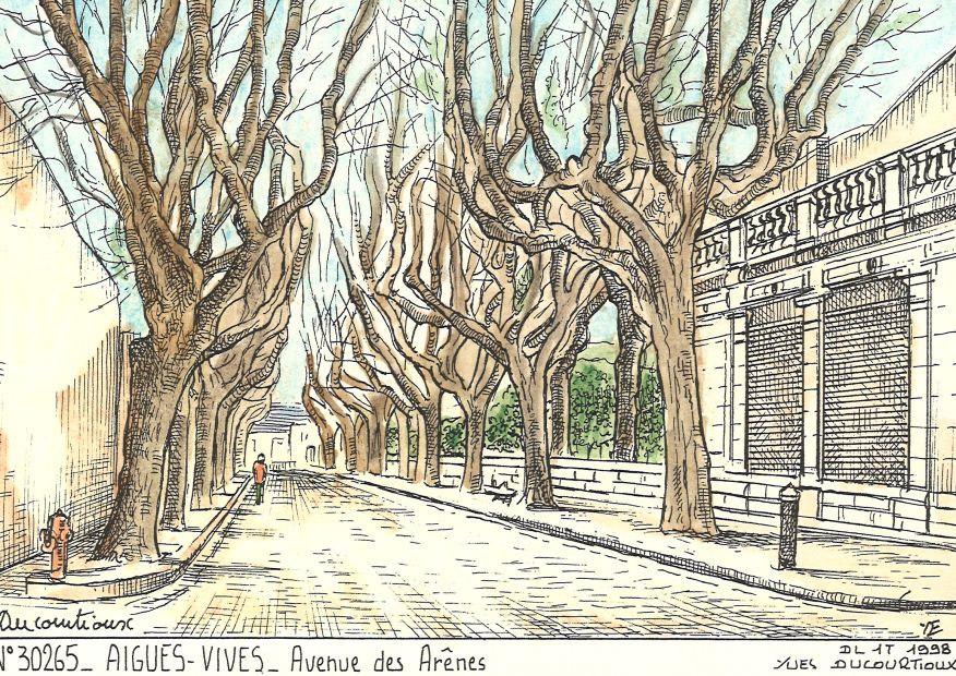 N 30265 - AIGUES VIVES - avenue des arnes