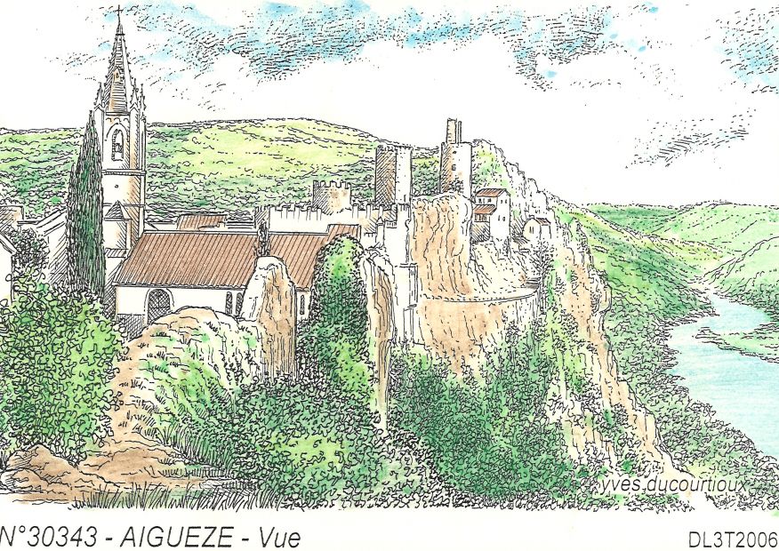 N 30343 - AIGUEZE - vue