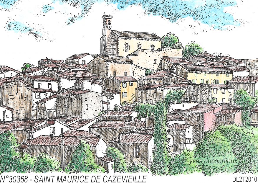 N 30368 - ST MAURICE DE CAZEVIEILLE - vue