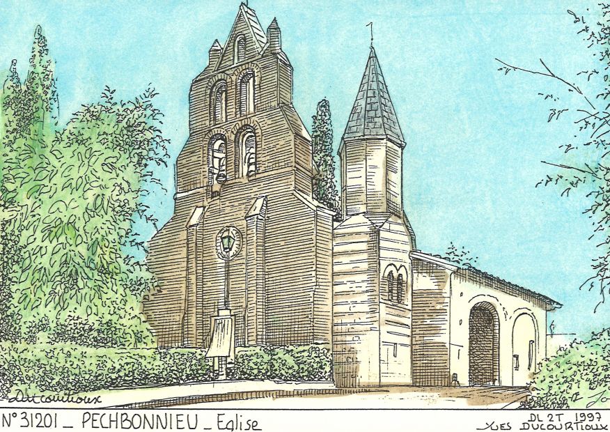 N 31201 - PECHBONNIEU - église