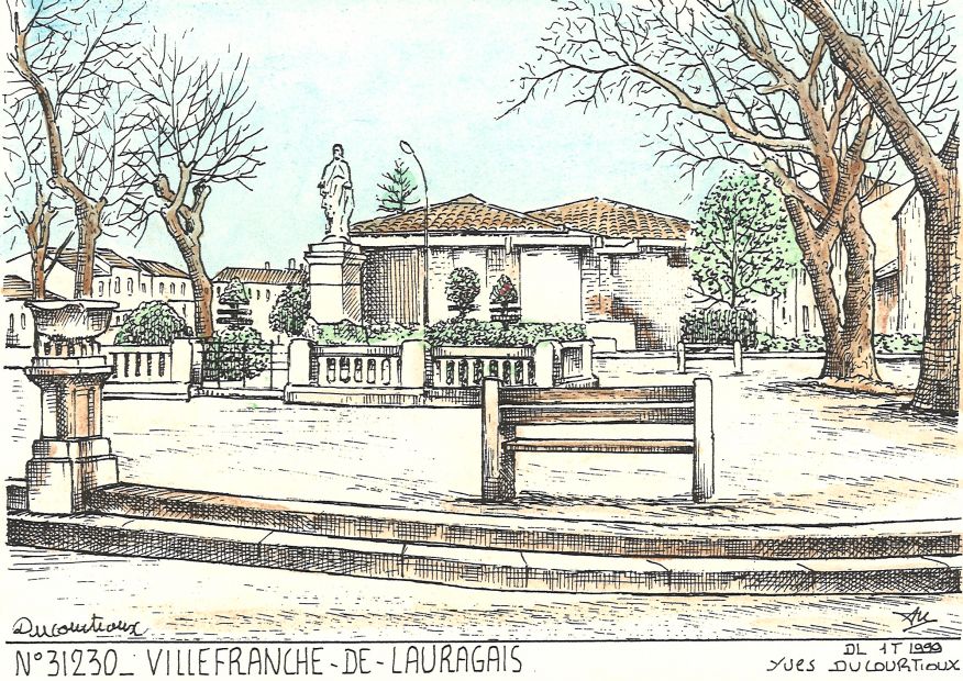 N 31230 - VILLEFRANCHE DE LAURAGAIS - vue