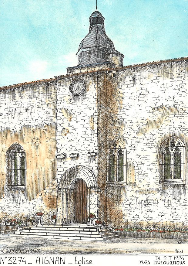 N 32074 - AIGNAN - glise